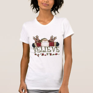 Papais noeis acreditam em T-shirts e presentes