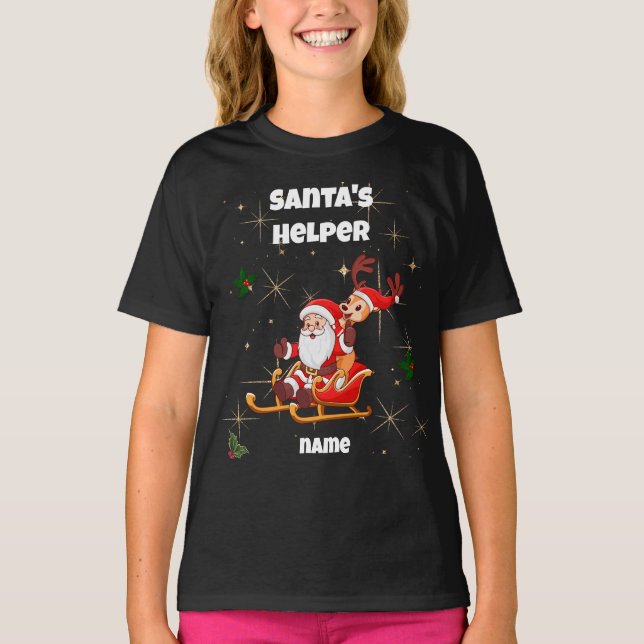 Papais noeis Auxiliares por Camisa de Natal (Frente)