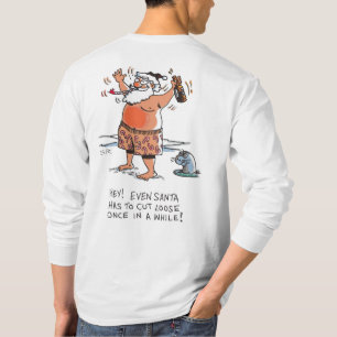 Papais noeis bebados camisa branca comprida