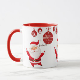 Papais noeis caneca de Natal