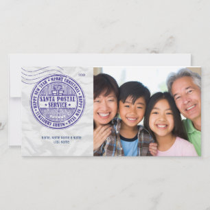 Papais noeis Cartão com fotos do Carimbo de Cancel