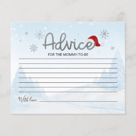 Papais noeis Cartões de Conselhos de Chá de fralda