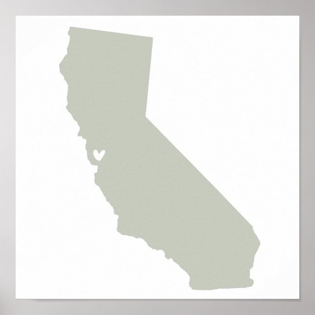 Papais noeis Clara, Poster de Amor da Califórnia (Frente)
