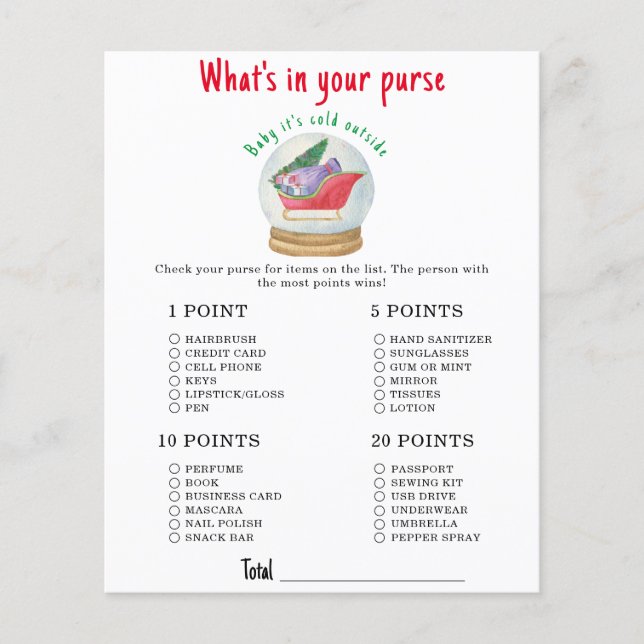 Papais noeis com trenó - O que há no chá de fralda (Frente)