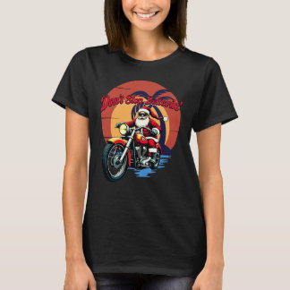 Papais noeis correm para a camisa de Natal T