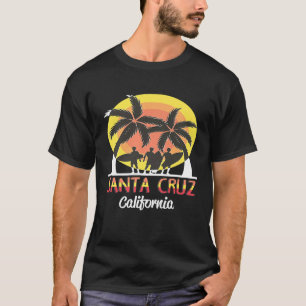 Papais noeis Cruz Camisa Surf Presente na Cidade d