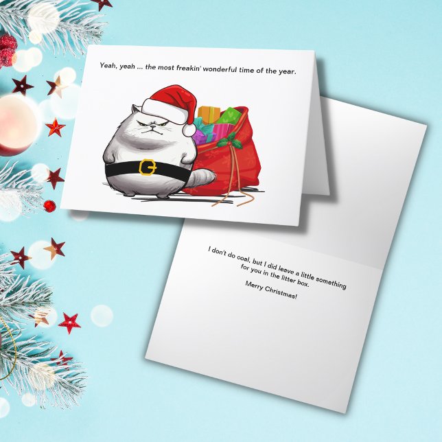 Papais noeis de atitude ruins Cartão de Natal para (Criador carregado)