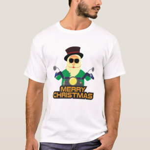 Papais noeis de Biker T-Shirt