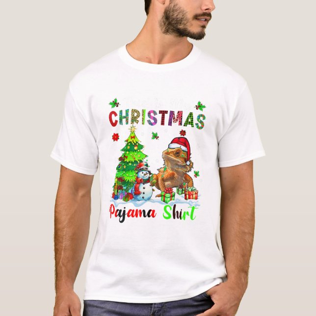 Papais noeis de camisas de Natal do Pajama (Frente)