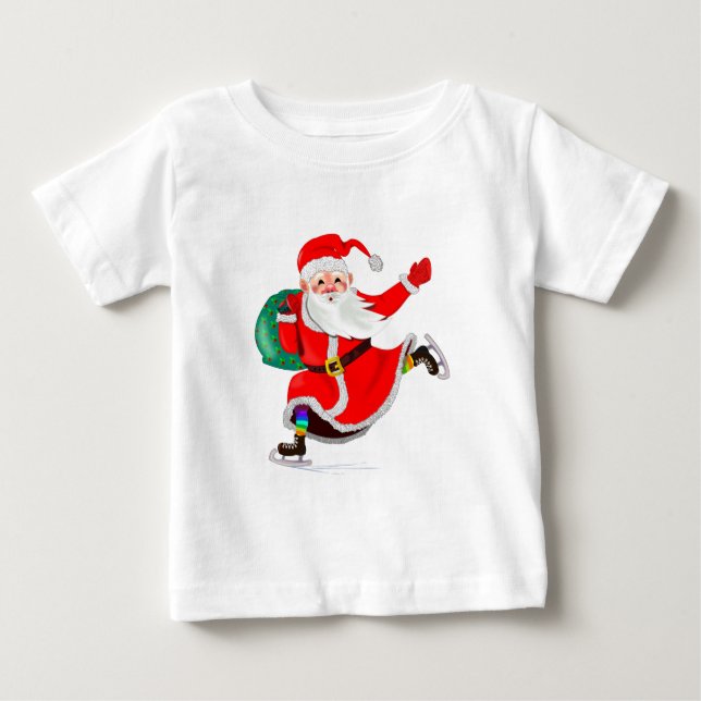 Papais noeis de camisetas de Natal com presentes (Frente)