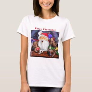 Papais noeis de camisetas e renas de Natal - Diver