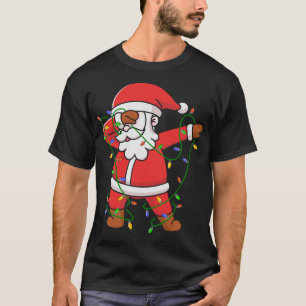 Papais noeis de Dabbin com Luzes T-Shirt