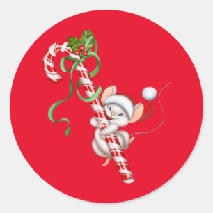 Papais noeis de Feriado com Adesivos para Mouse