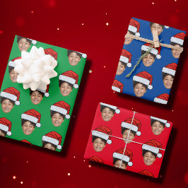 Papais noeis de Fotografia Personalizados Face a P