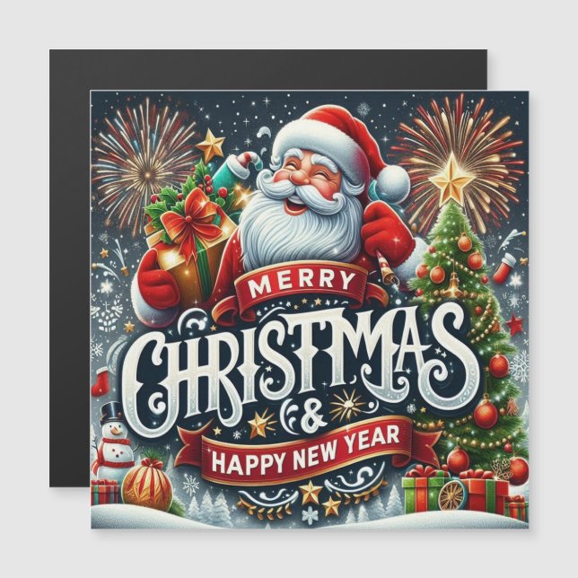 Papais noeis de Natal (Frente/Verso)