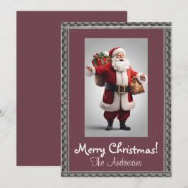 Papais noeis de Natal 5 Feliz Natal! Cartão de Nat