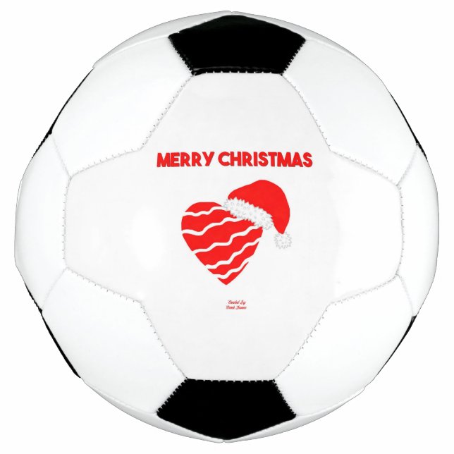 Papais noeis de Natal Bola de Futebol (Frente)