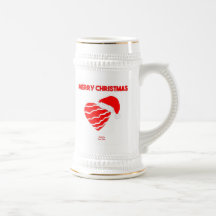 Papais noeis de Natal Caneca de cerveja