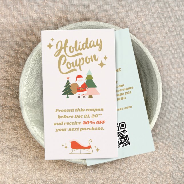 Papais noeis de Natal Desconto Promocional de cupo (Criador carregado)