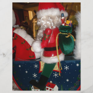 Papais noeis de Natal num Cavalo com Impressão de 