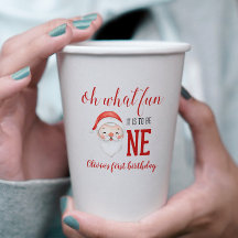 Papais noeis de Natal Primeiro Aniversário