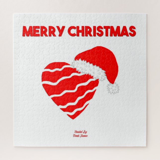 Papais noeis De Natal Quebra-cabeça De 20" X 20" (Vertical)