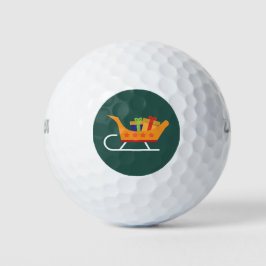 Papais noeis de Natal Sleigh Golf Balls