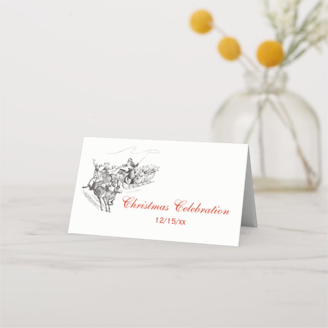 Papais noeis de Natal Suspiram Cartões de Escolta  (Frente)