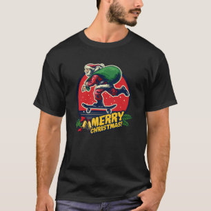 Papais noeis de Skateboard Essenciais para Camisa