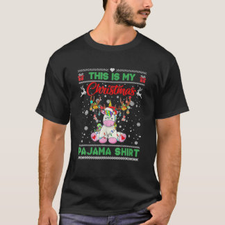 Papais noeis De Suéter De Xmas Feias Unicórnio Est