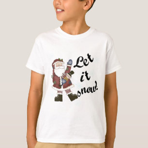 Papais noeis Deixam-na Neve T-shirts e presentes
