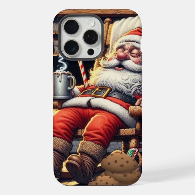 Papais noeis dormindo no Natal (Verso)