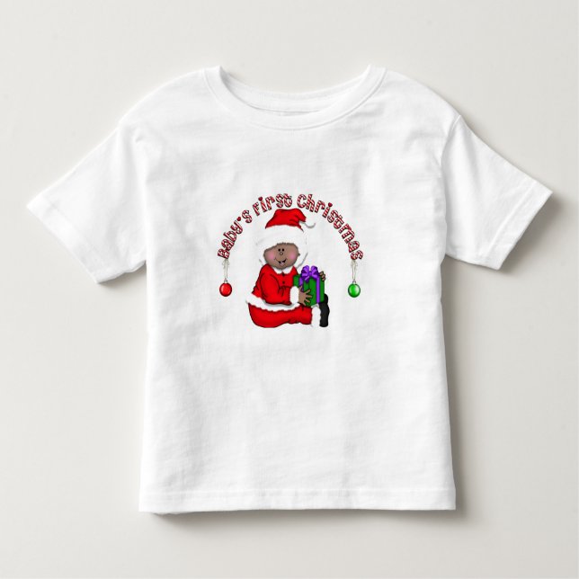 Papais noeis Elf Baby T-shirts e presentes (Frente)