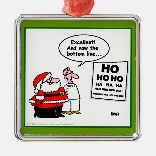 Papais noeis Engraçados No Enfeites de natal Optom (Frente)