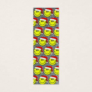 Papais noeis Feliz Sorriso Face Design Mini Bookma