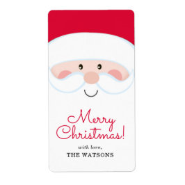 Papais noeis felizes Etiquetas de presentes person