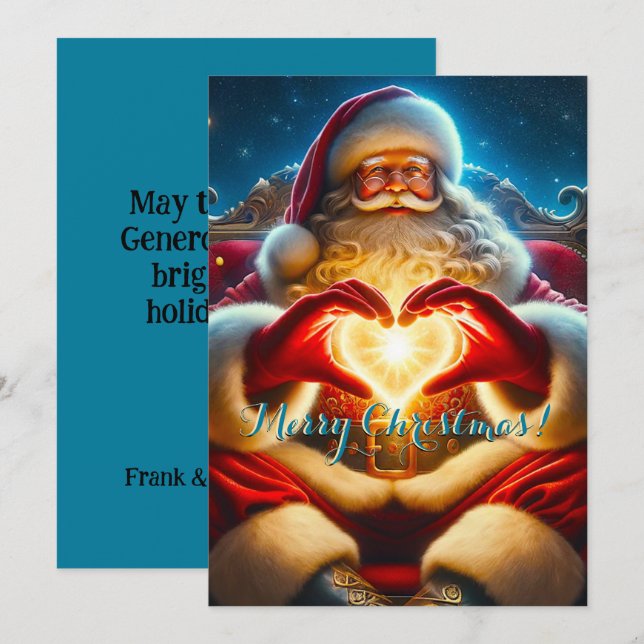 Papais noeis Festivos Natal (Frente/Verso)