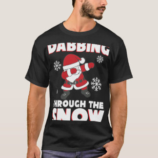 Papais noeis Fofos Camisetas A Bater Através Da Ne