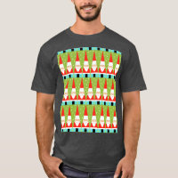 Papais noeis Geométricos Retroativos - T-Shirt