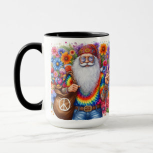 Papais noeis Hippie Xícara de Café