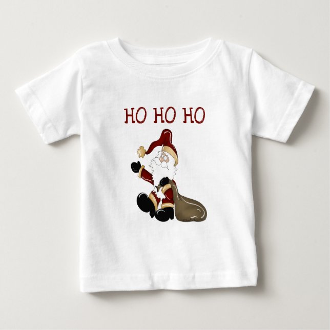 Papais noeis HO HO Camisetas e presentes (Frente)