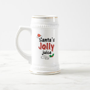 Papais noeis Jolly Juice Christmas Beer Caneca de 