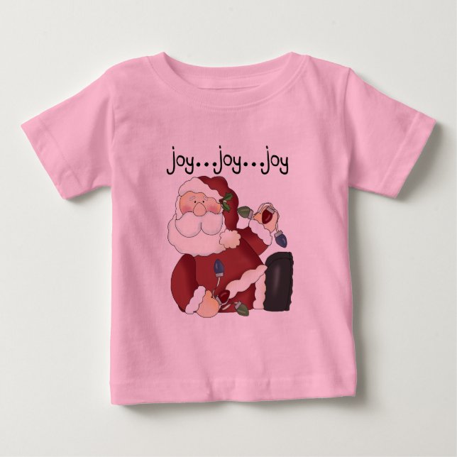 Papais noeis Joy T-shirts e presentes (Frente)