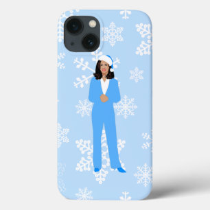 papais noeis kamala harris flocos de neve azuis