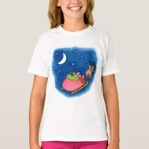 Papais noeis Meninas T-Shirt