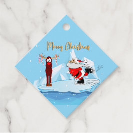 Papais noeis não podem Skate a etiqueta de present