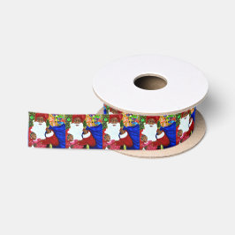 Papais noeis Negras - Fita de Natal - Presentes