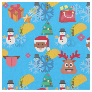papais noeis negros taco christmas tecido