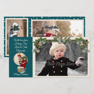 Papais noeis no Cartões de fotos de Natal da Chimn