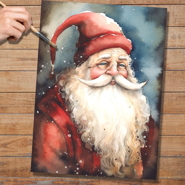 Papais noeis nostálgicos 7 Papel de Decoupage (Criador carregado)